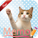 Cover Image of Скачать Cat Sticky Memo Notepad Free 2.0.7 APK