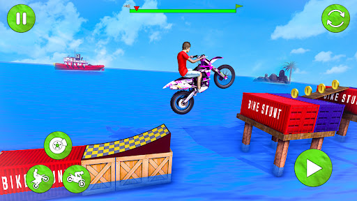 Android application Bike Games Stunt: Bike Games screenshort