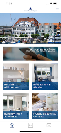 Android application Hotel Deutscher Kaiser screenshort