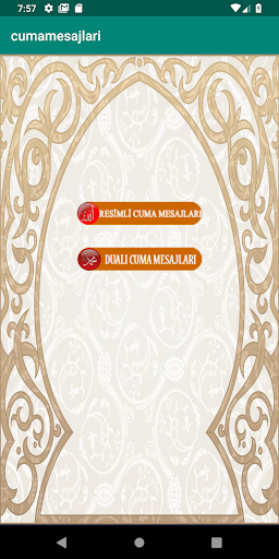 Android application Mesajlar screenshort