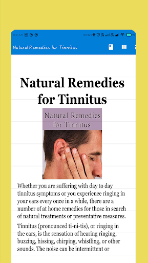 Natural Remedies for Tinnitus