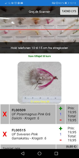 Android application Grej.dk screenshort