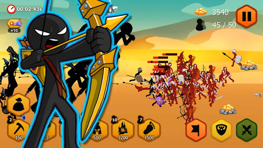 Screenshot 5 Stickman War Battle android