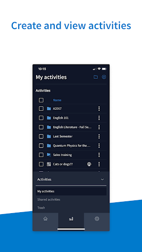 Android application Poll Everywhere Presenter screenshort
