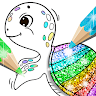 Glitter Coloring Book for Kids: Kids Games