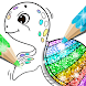 Glitter Coloring Game for Kids