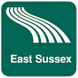 East Sussex Map offline icon