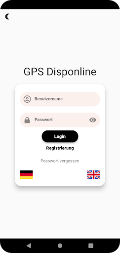 Android application GPS Disponline screenshort