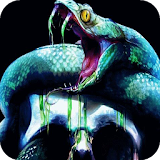 Snake in skull LWP icon