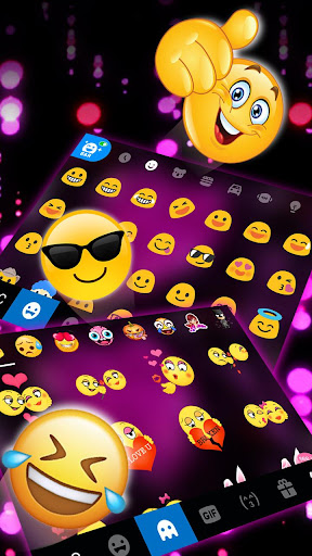 Sparkling Hearts 3D Theme Screen 3