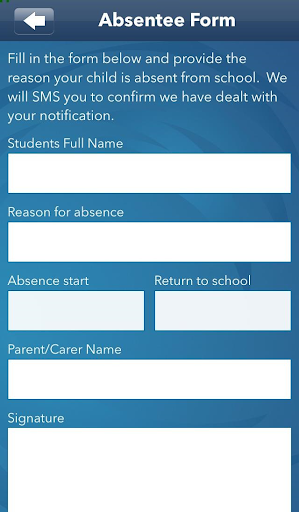 SCBC School App Screen 3