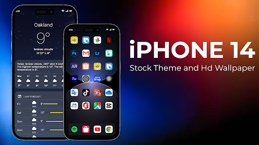 iPhone 14 Launcher for Android Screen 3
