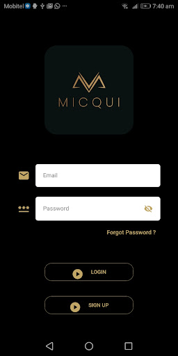 Android application MICQUI screenshort