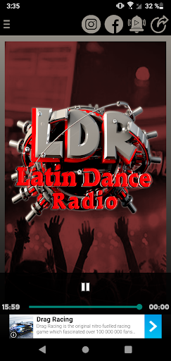 Latin Dance Radio Screen 2