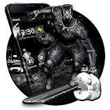 3D Black Hero Theme icon