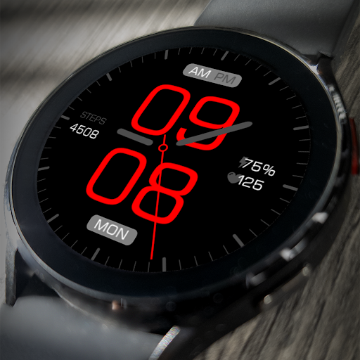 Android application Key070 Hybrid Watch Face screenshort