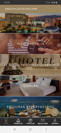 Android application Swissotel Büyük Efes Izmir screenshort