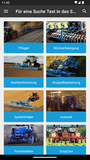 Android application LEMKEN LEONIS screenshort
