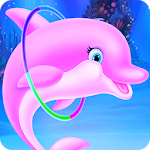 Cover Image of Download Cute Dolphin Caring & Dressup 1.0.7 APK