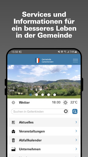 Android application Gemeinde Gelterkinden screenshort