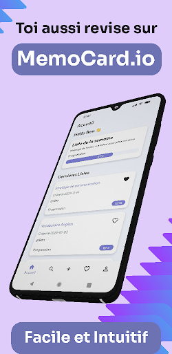Android application MemoCard.io screenshort