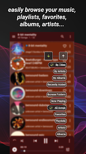 Audio Visualizer Music Player Captura de pantalla
