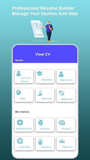 cv resume builder Screen 3