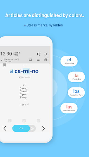 WordBit Spanish (for English) Screen 3