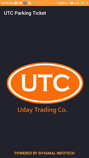 Android application UDAY PARKING TICKET APP screenshort