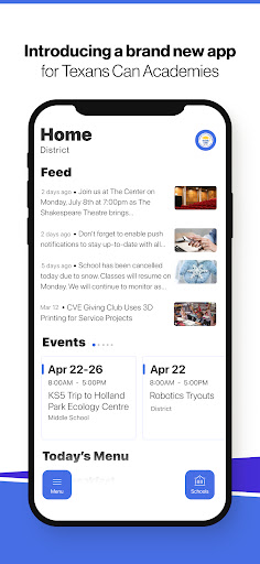 Android application Texans Can Academies screenshort