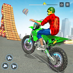 Cover Image of Download GT Bike Stunts Mega Ramp Games  APK