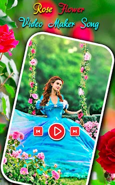 Rose flower video maker songのおすすめ画像3