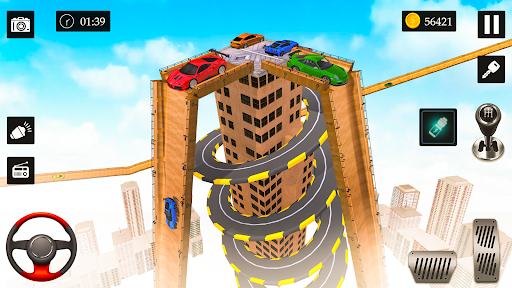 Android application Ramp Car Stunt Racing Game screenshort