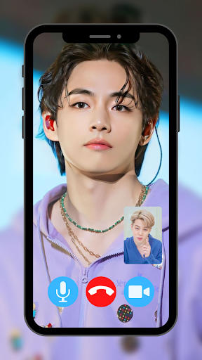 Android application V Kim Taehyung Call screenshort