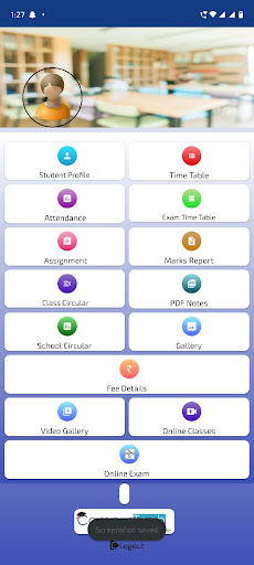 Android application Venus International School screenshort