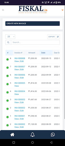 Fiskal.in Hisaab Biina Kitaab Screen 3