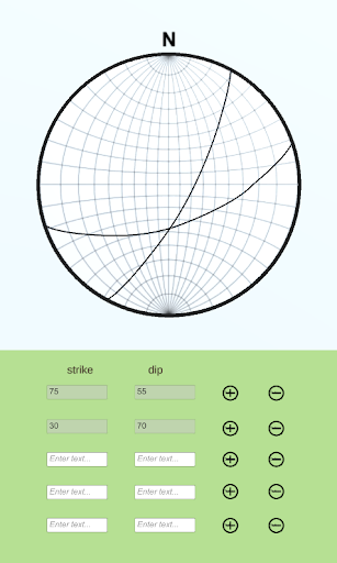 stereonet Screen 3