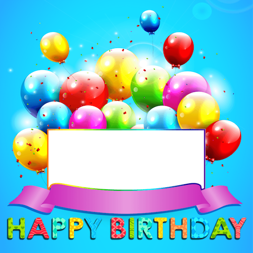 Birthday photo frames logo