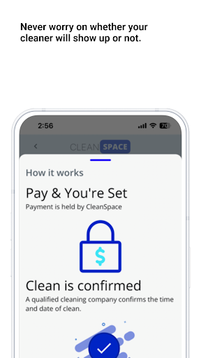 CleanSpace - Cleaning OnDemand Screen 3
