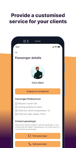 RideMinder Driver Screen 3