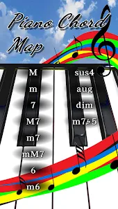 ピアノコードマップ ピアノやギターのコードの学習に最適！