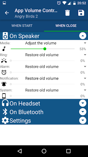 App Volume Control Screen 3