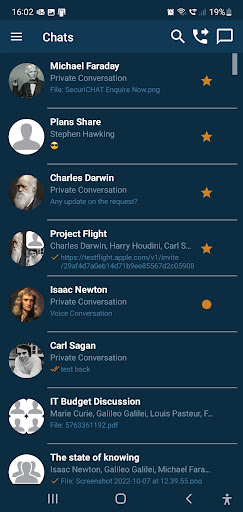 SecuriCHAT Screen 2