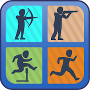 Athletics+. Summer sport games app icon