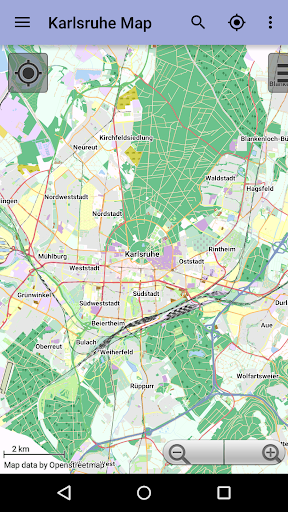 Android application Karlsruhe City Map Lite screenshort