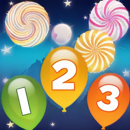Number Balloon Pop Preschool logo