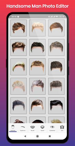 Android application Handsome : Men Makeup Photo Ed screenshort