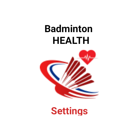 Android application Badminton Health for Watch screenshort