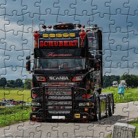 Jigsaw puzzle Scania Trucks