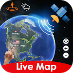 Cover Image of ダウンロード Live Earth Map View -Satellite View & World Map 3D 1.0.9 APK